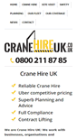 Mobile Screenshot of cranehireuk.co.uk