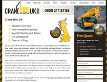 Tablet Screenshot of cranehireuk.co.uk